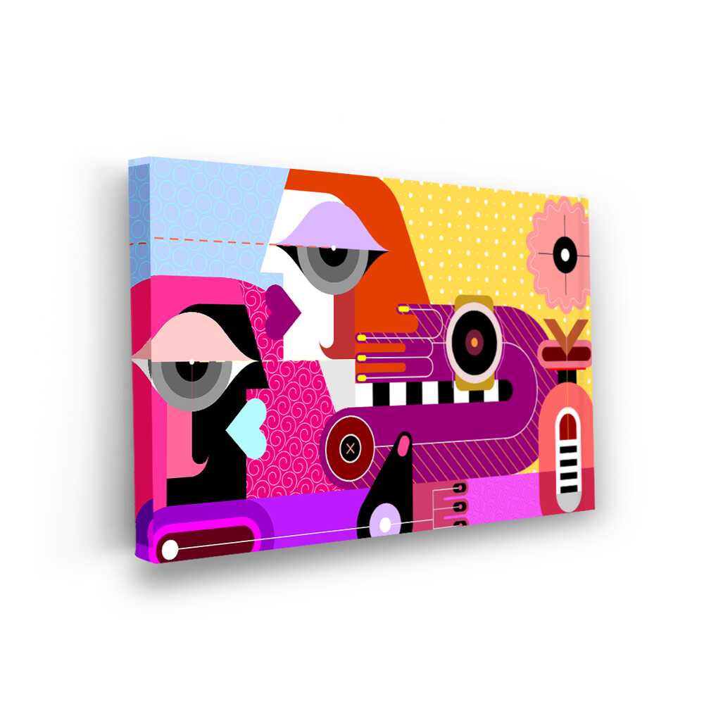 Picasoul - Picasoul Curated - Abstract Faces 5 - Wall Decor