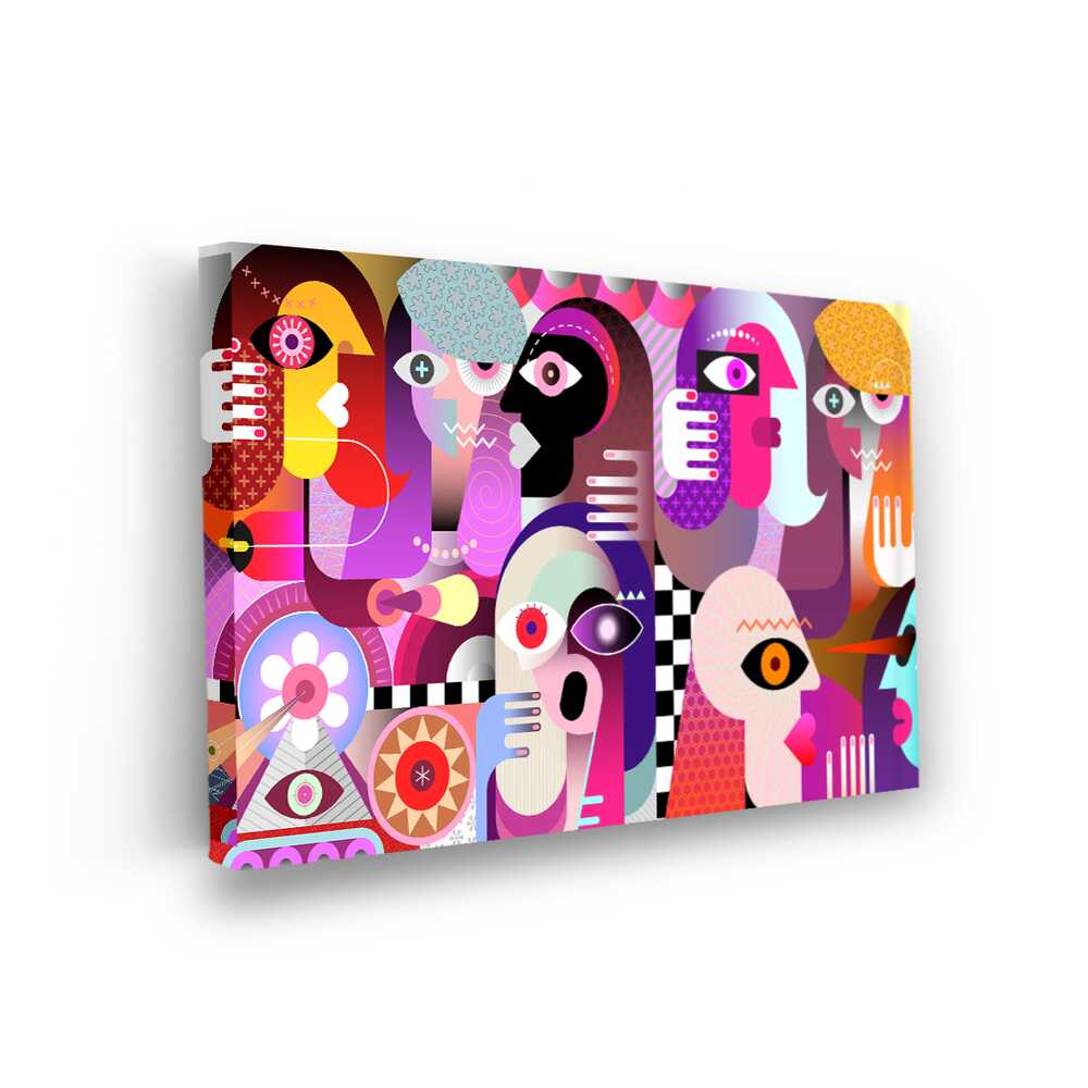 Picasoul - Picasoul Curated - Faces In Color 15 - Wall Decor