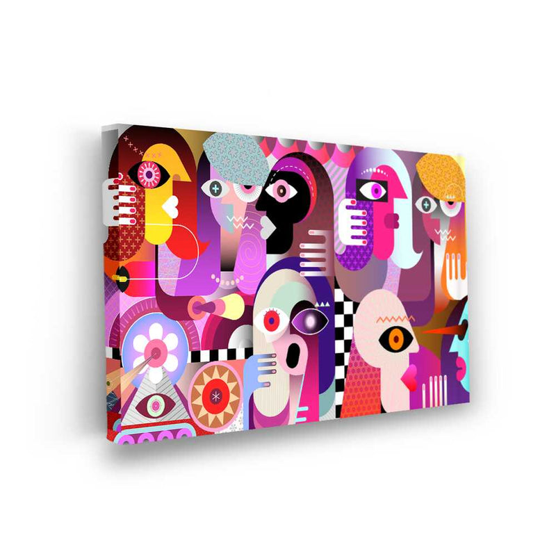 Picasoul - Picasoul Curated - Faces In Color 15 - Wall Decor