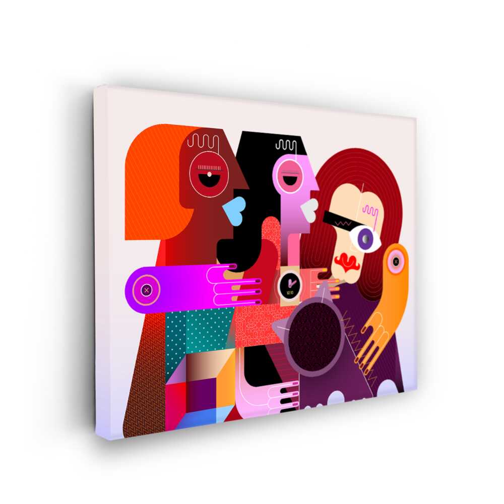 Picasoul - Picasoul Curated - Embrace Of Colors 1 - Wall Decor