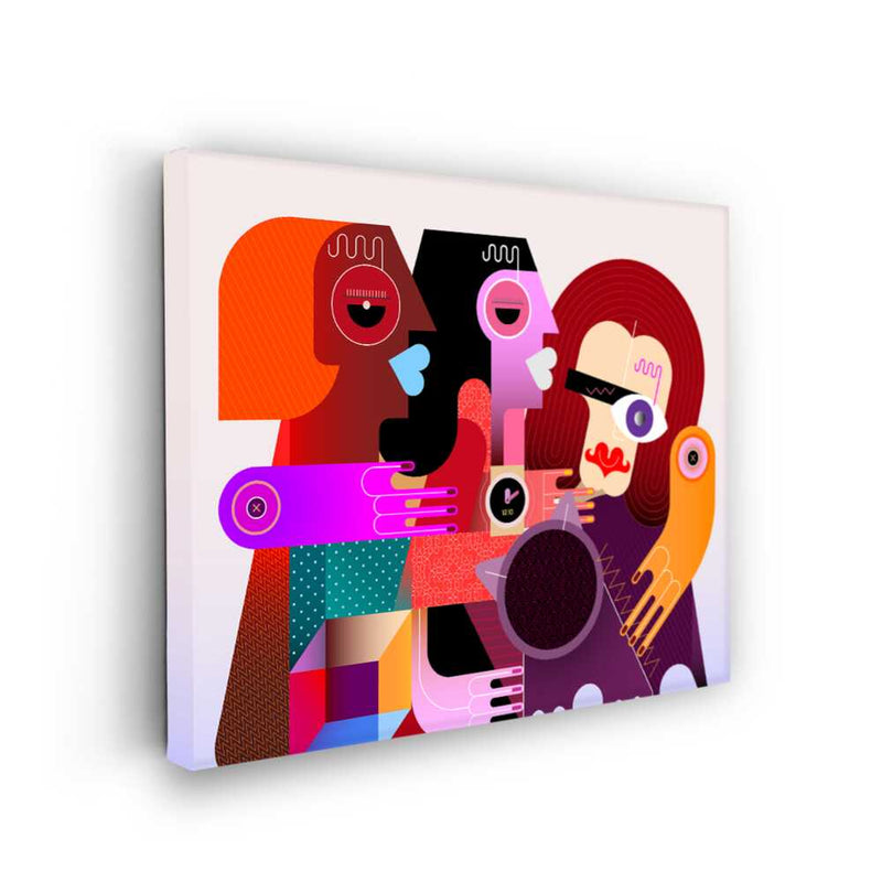 Picasoul - Picasoul Curated - Embrace Of Colors 1 - Wall Decor