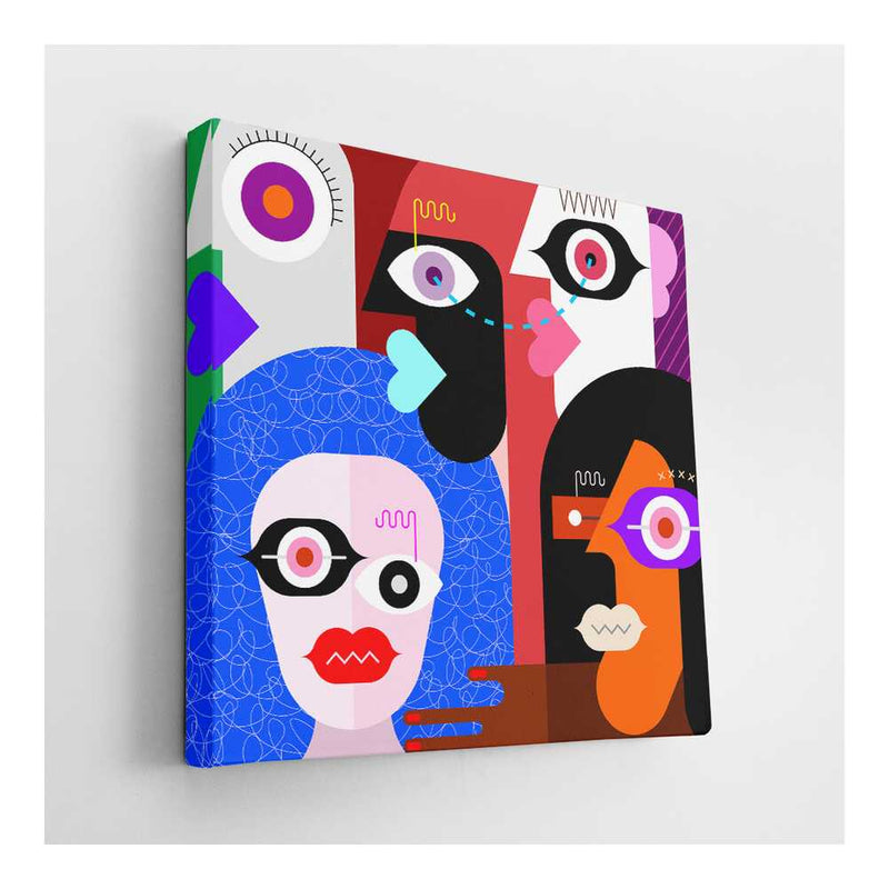 Picasoul - Picasoul Curated - Faces In Color 3 - Wall Decor
