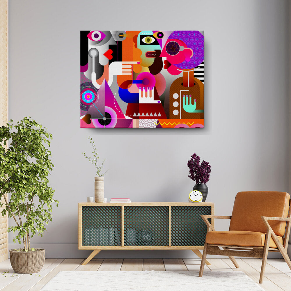 Interconnected Faces 1