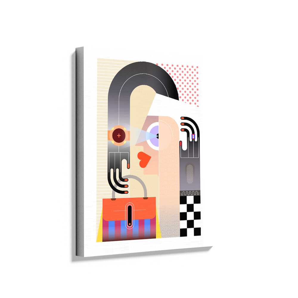 Picasoul - Picasoul Curated - Stylized Handbag Woman - Wall Decor