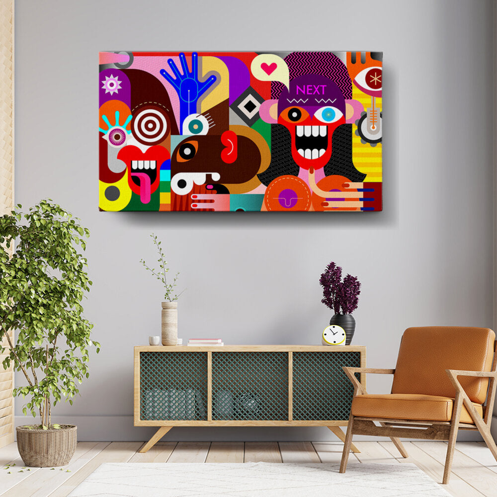 Colorful Abstract Faces 4