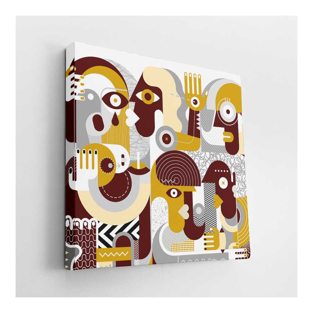 Picasoul - Picasoul Curated - Faces In Conversation 2 - Wall Decor
