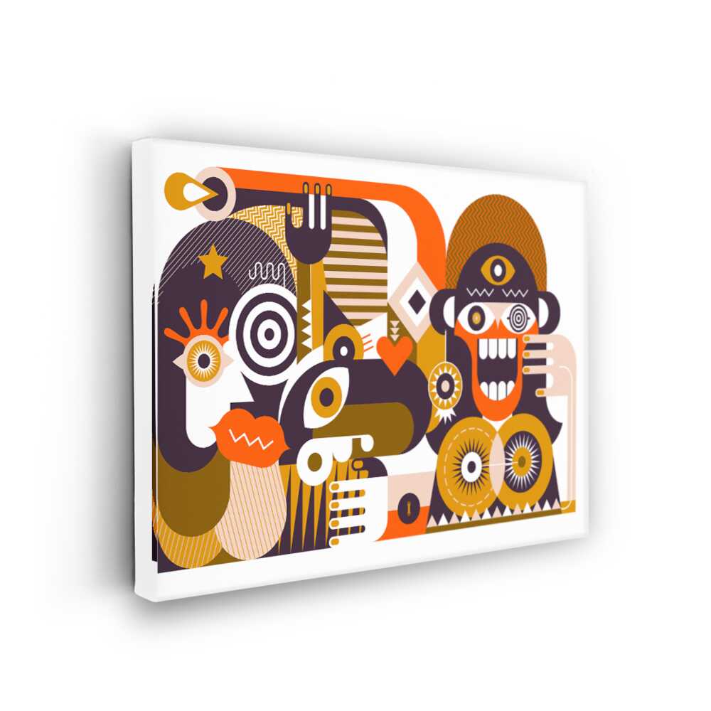Picasoul - Picasoul Curated - Vibrant Faces 6 - Wall Decor