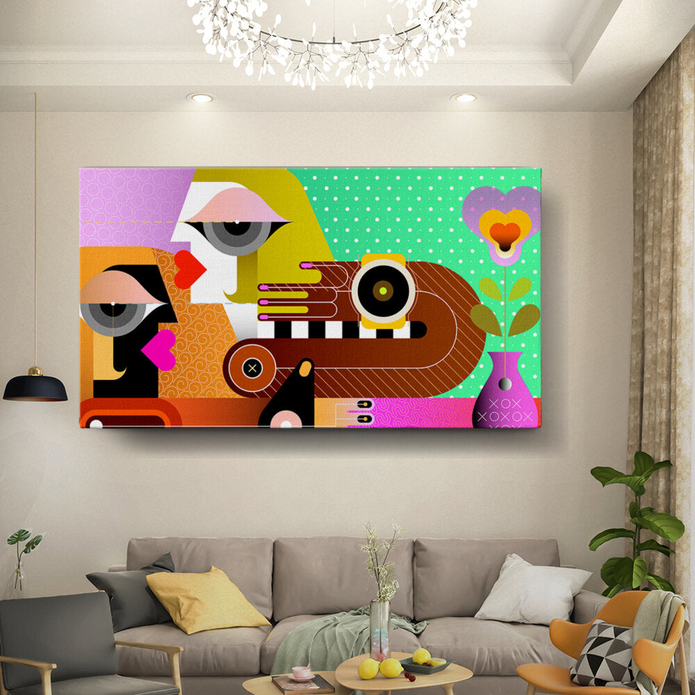 Abstract Faces And Shapes