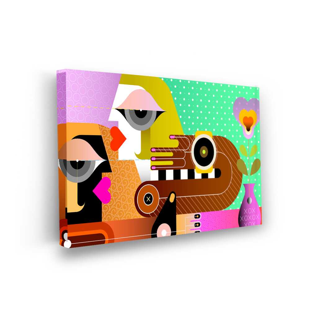 Picasoul - Picasoul Curated - Abstract Faces And Shapes - Wall Decor