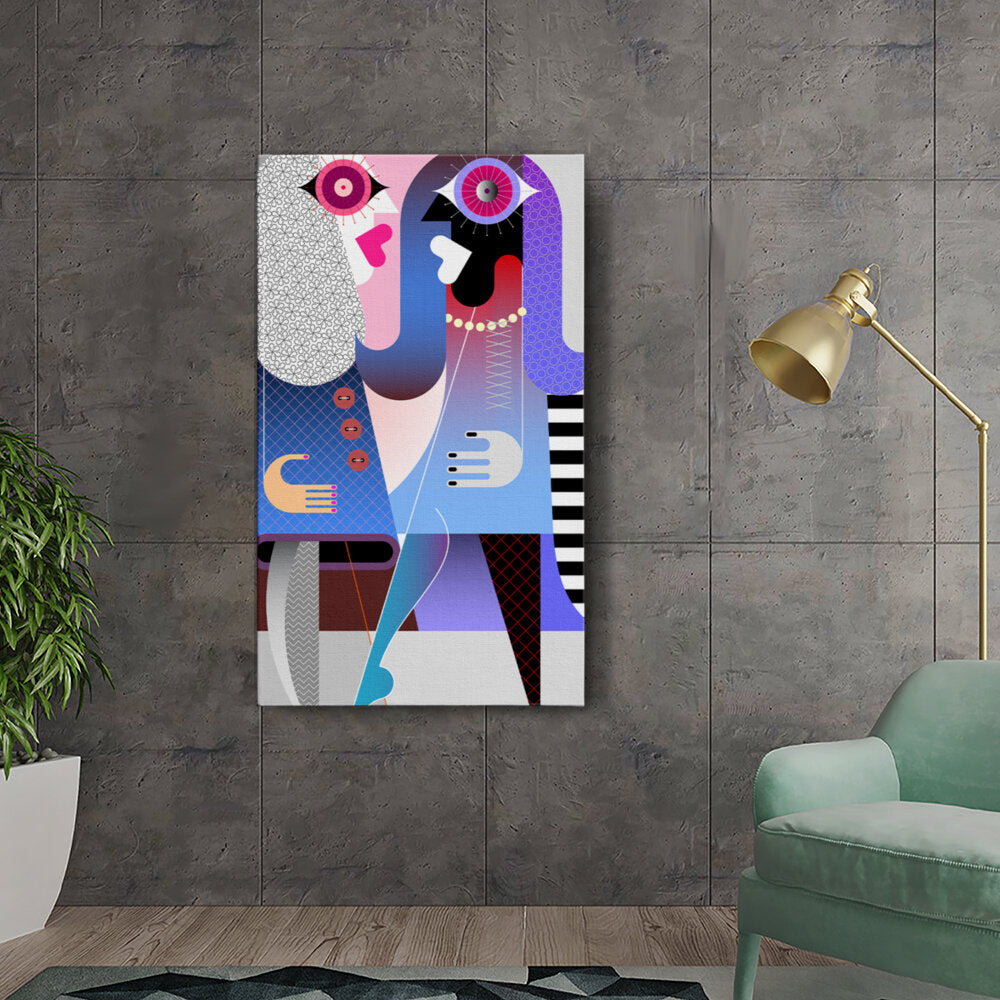 Abstract Faces In Harmony 1