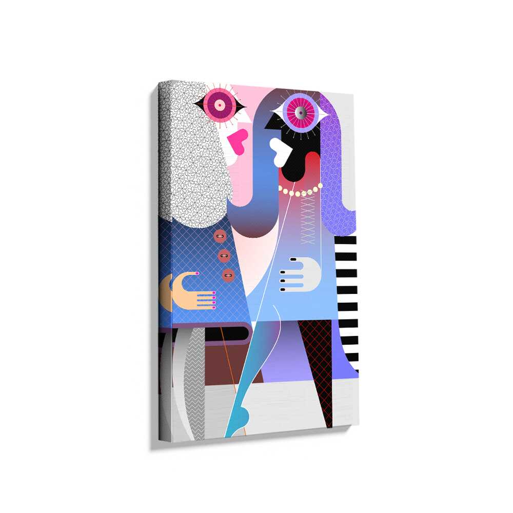 Picasoul - Picasoul Curated - Abstract Faces In Harmony 1 - Wall Decor