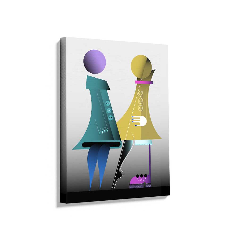 Picasoul - Picasoul Curated - Stylized Couple - Wall Decor
