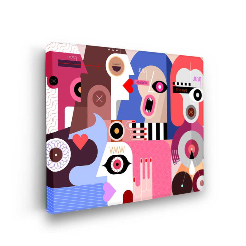 Picasoul - Picasoul Curated - Faces In Conversation 1 - Wall Decor