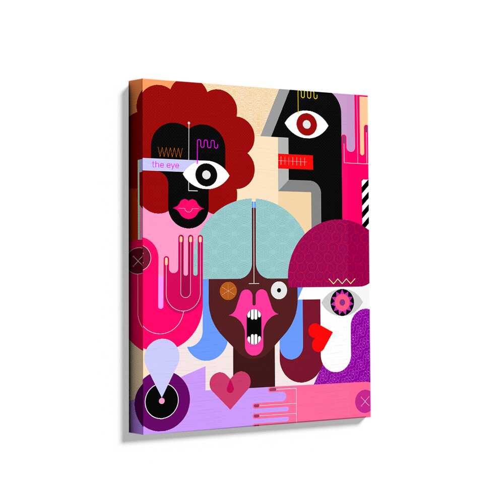 Picasoul - Picasoul Curated - Faces Of Emotion 1 - Wall Decor