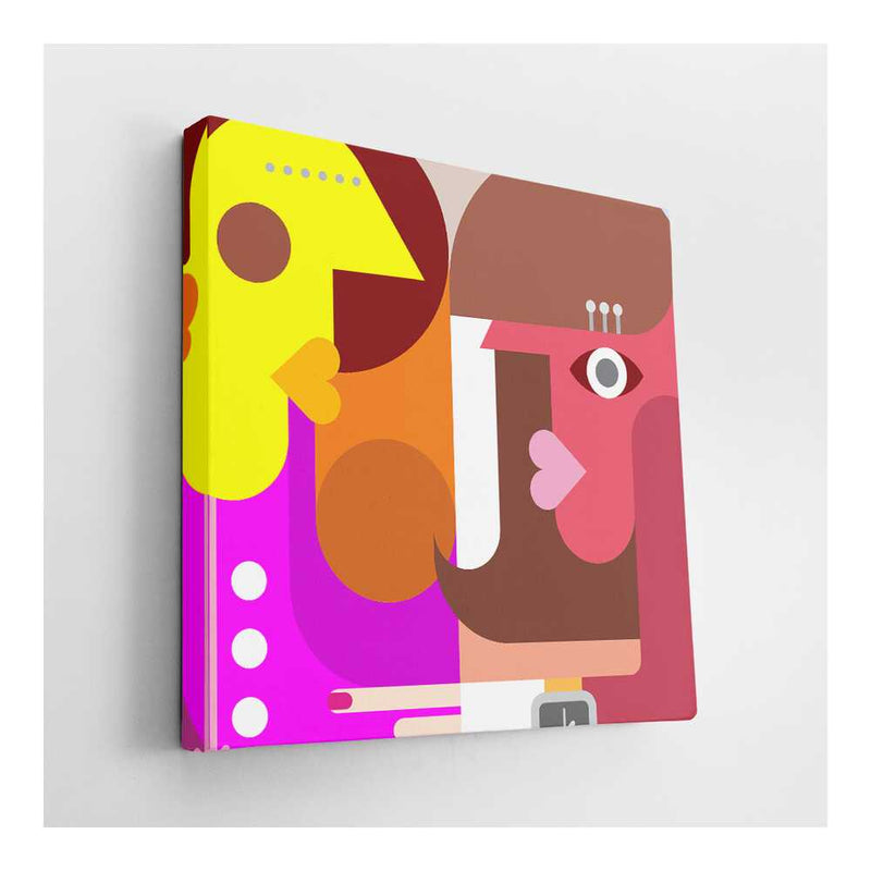 Picasoul - Picasoul Curated - Colorful Faces 3 - Wall Decor