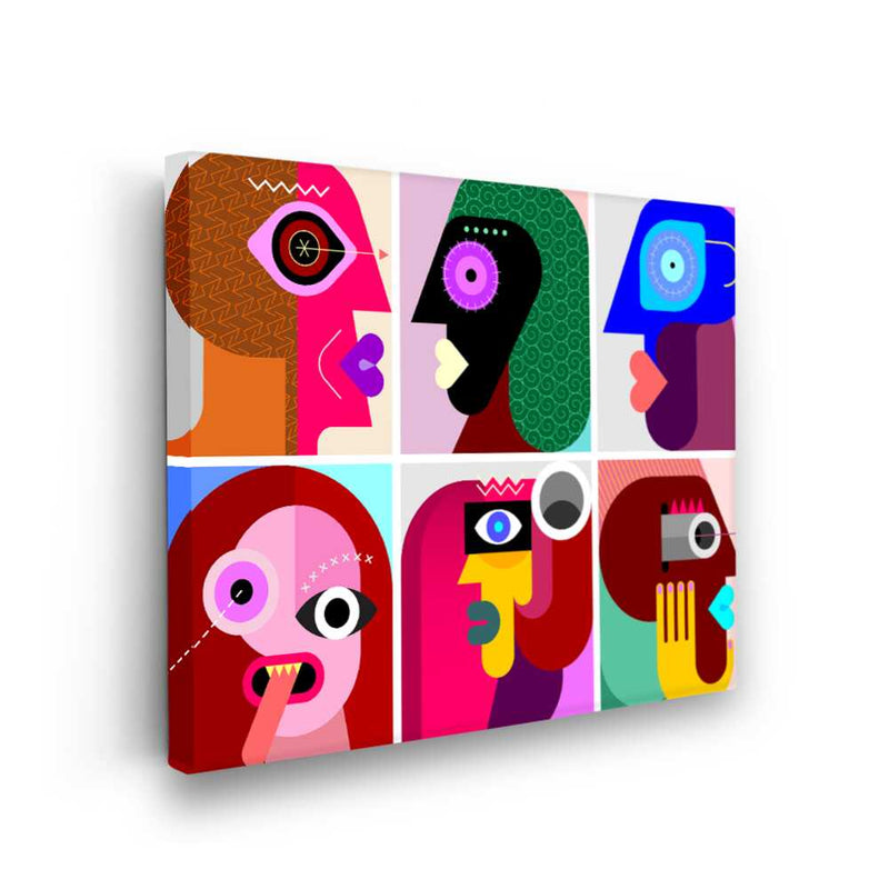 Picasoul - Picasoul Curated - Faces Of Expression 3 - Wall Decor