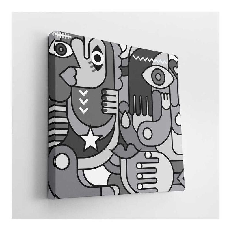 Picasoul - Picasoul Curated - Monochrome Embrace - Wall Decor