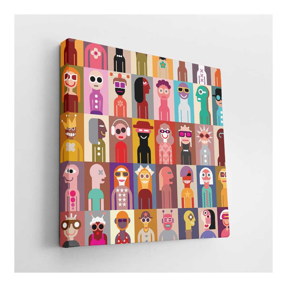 Picasoul - Picasoul Curated - Colorful Characters 3 - Wall Decor
