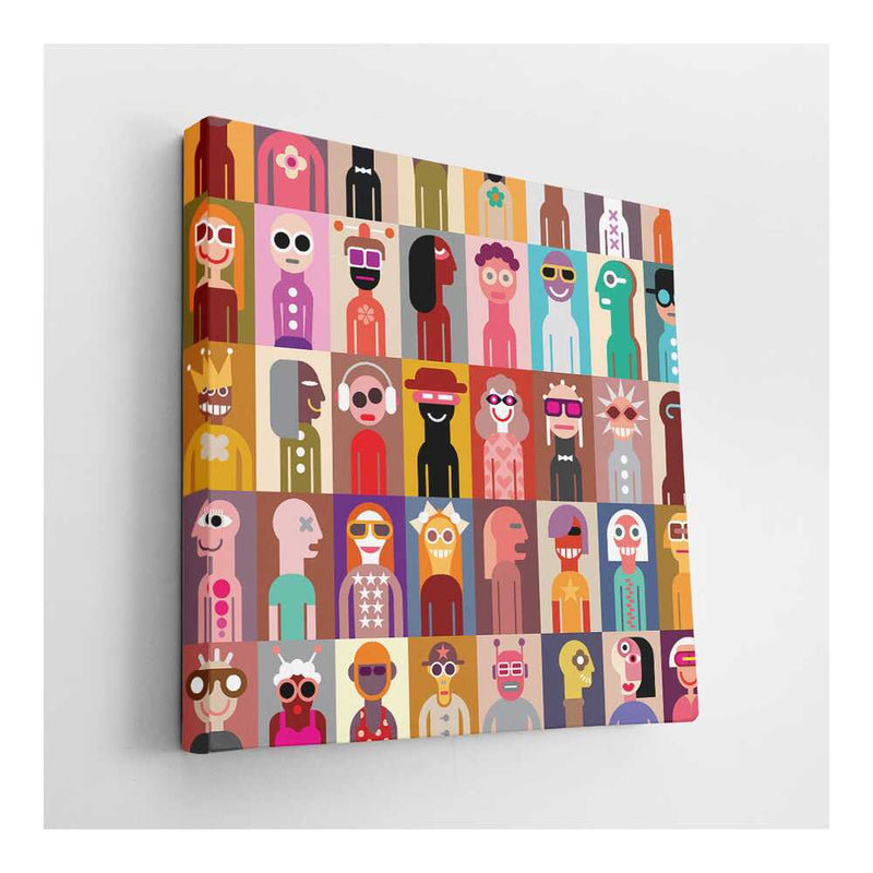 Picasoul - Picasoul Curated - Colorful Characters 3 - Wall Decor