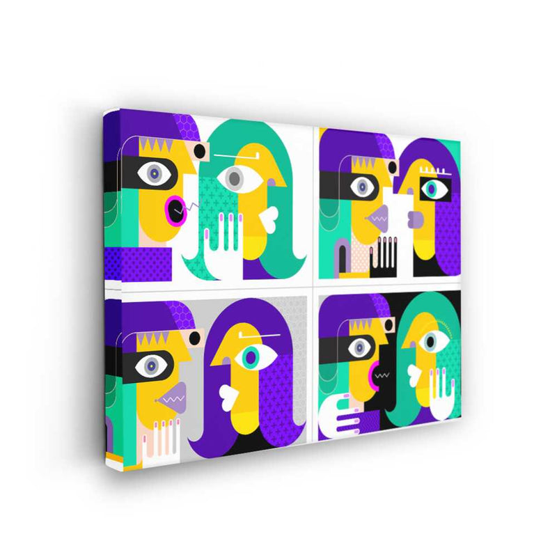 Picasoul - Picasoul Curated - Faces In Color 13 - Wall Decor