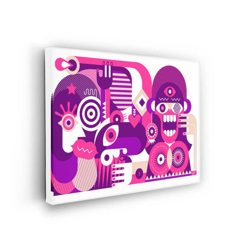 Picasoul - Picasoul Curated - Colorful Faces 6 - Wall Decor