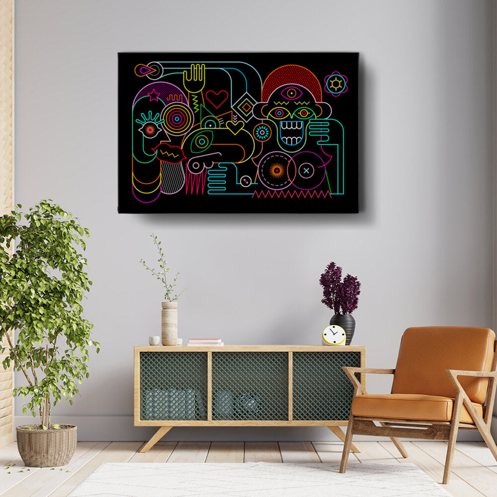 Neon Faces 1