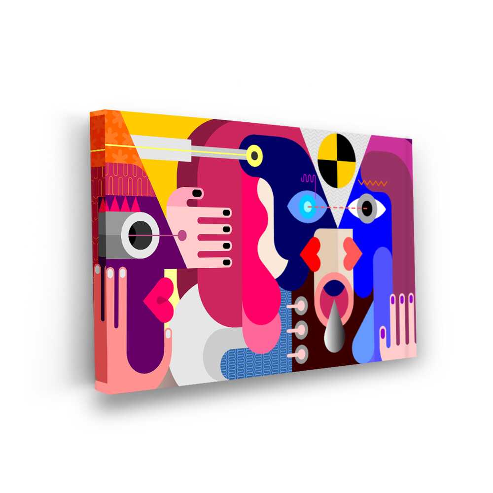 Picasoul - Picasoul Curated - Abstract Faces 1 - Wall Decor