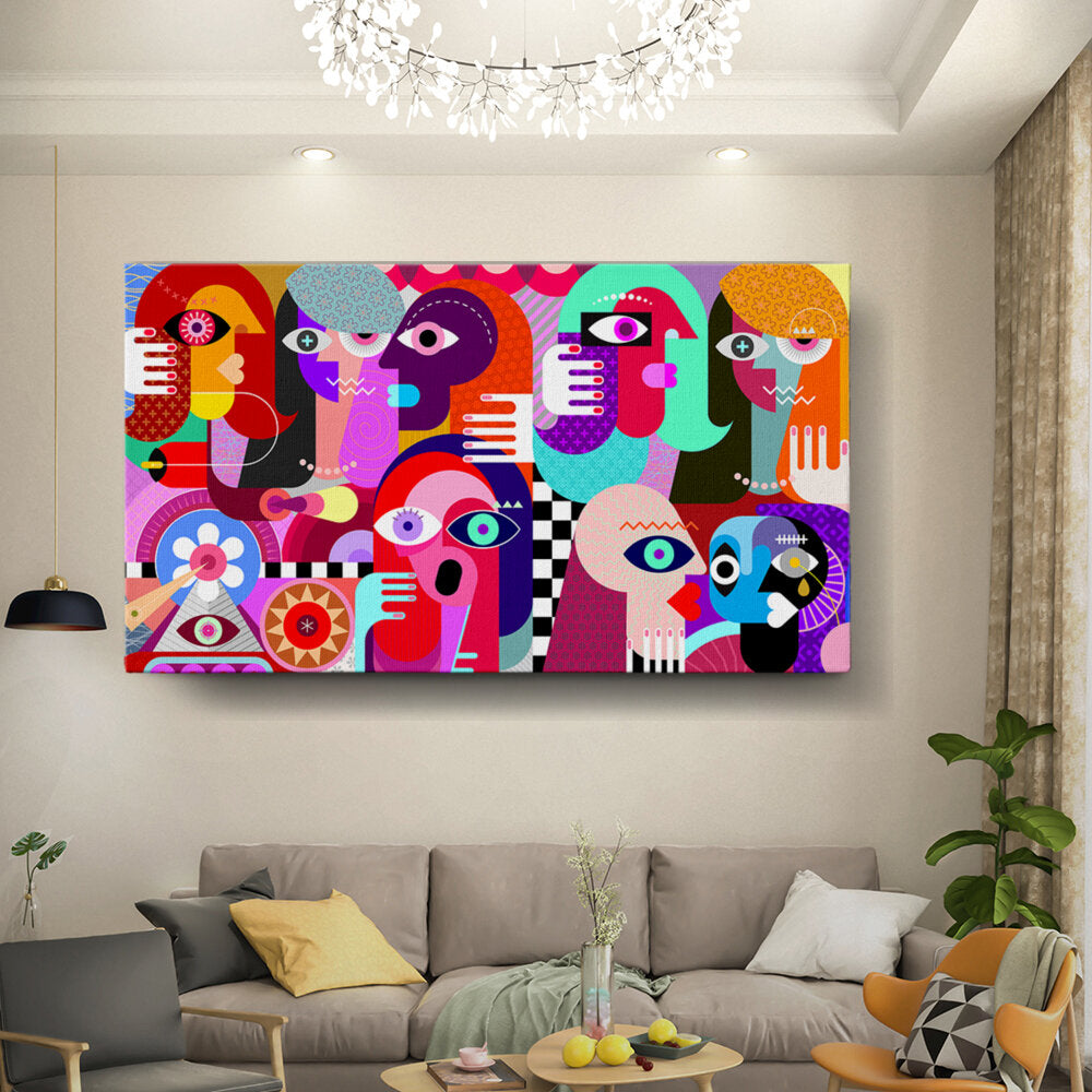 Colorful Faces Interaction 1