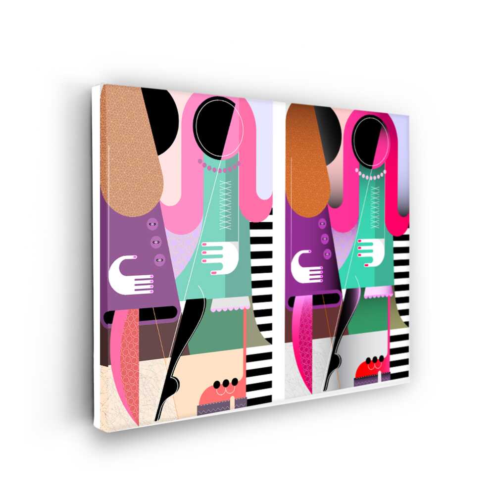 Picasoul - Picasoul Curated - Abstract Embrace 1 - Wall Decor