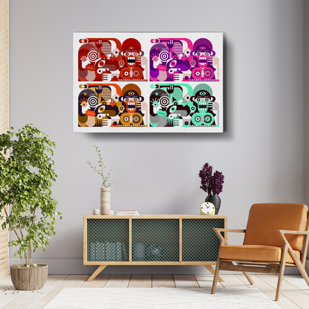 Vibrant Faces