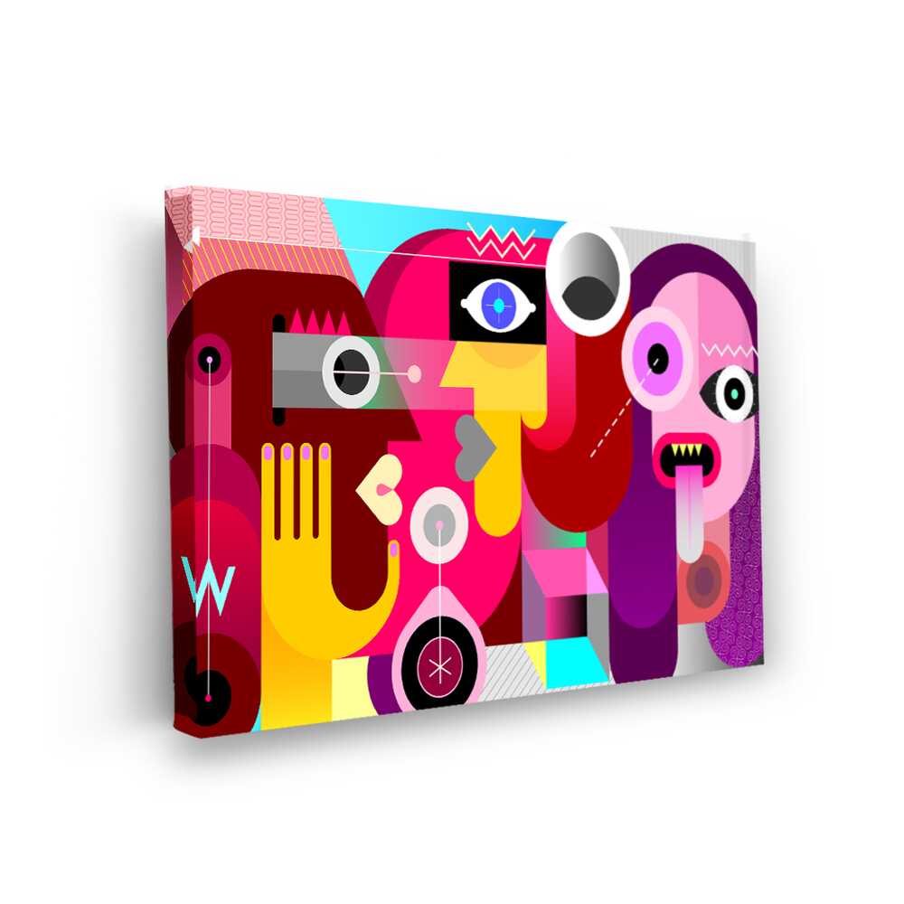 Picasoul - Picasoul Curated - Vibrant Faces 3 - Wall Decor