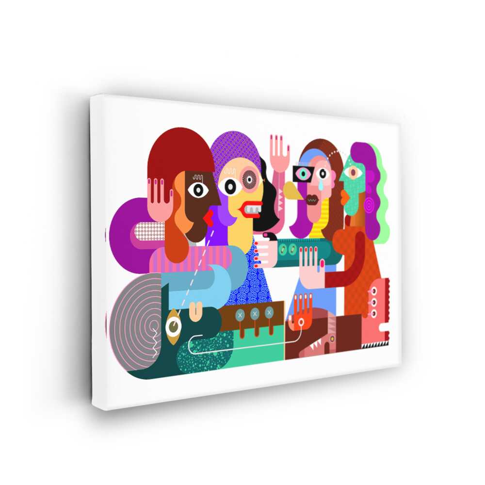 Picasoul - Picasoul Curated - Colorful Conversations 1 - Wall Decor