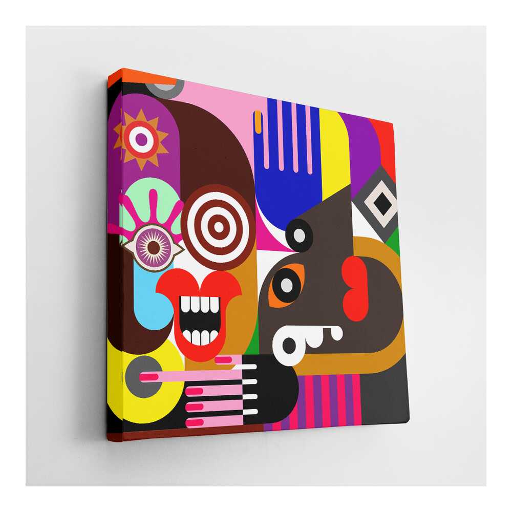 Picasoul - Picasoul Curated - Vibrant Faces 2 - Wall Decor