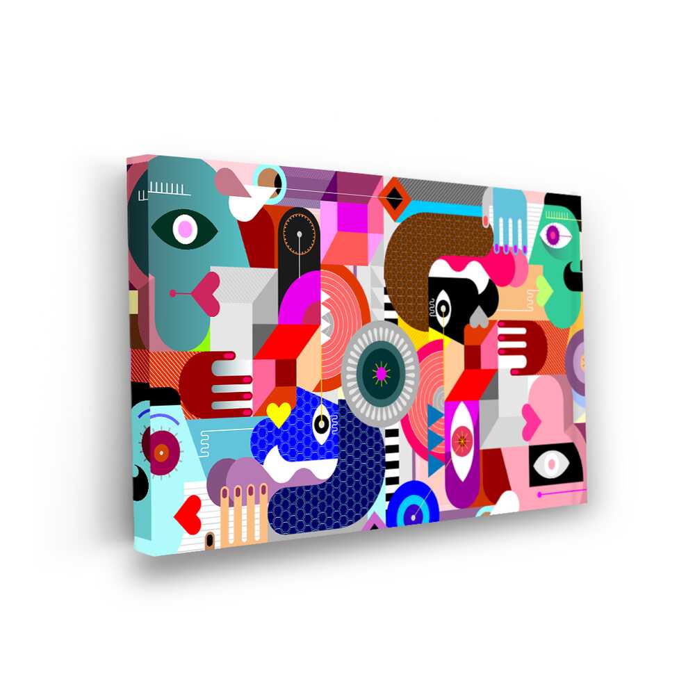 Picasoul - Picasoul Curated - Faces In Color 1 - Wall Decor