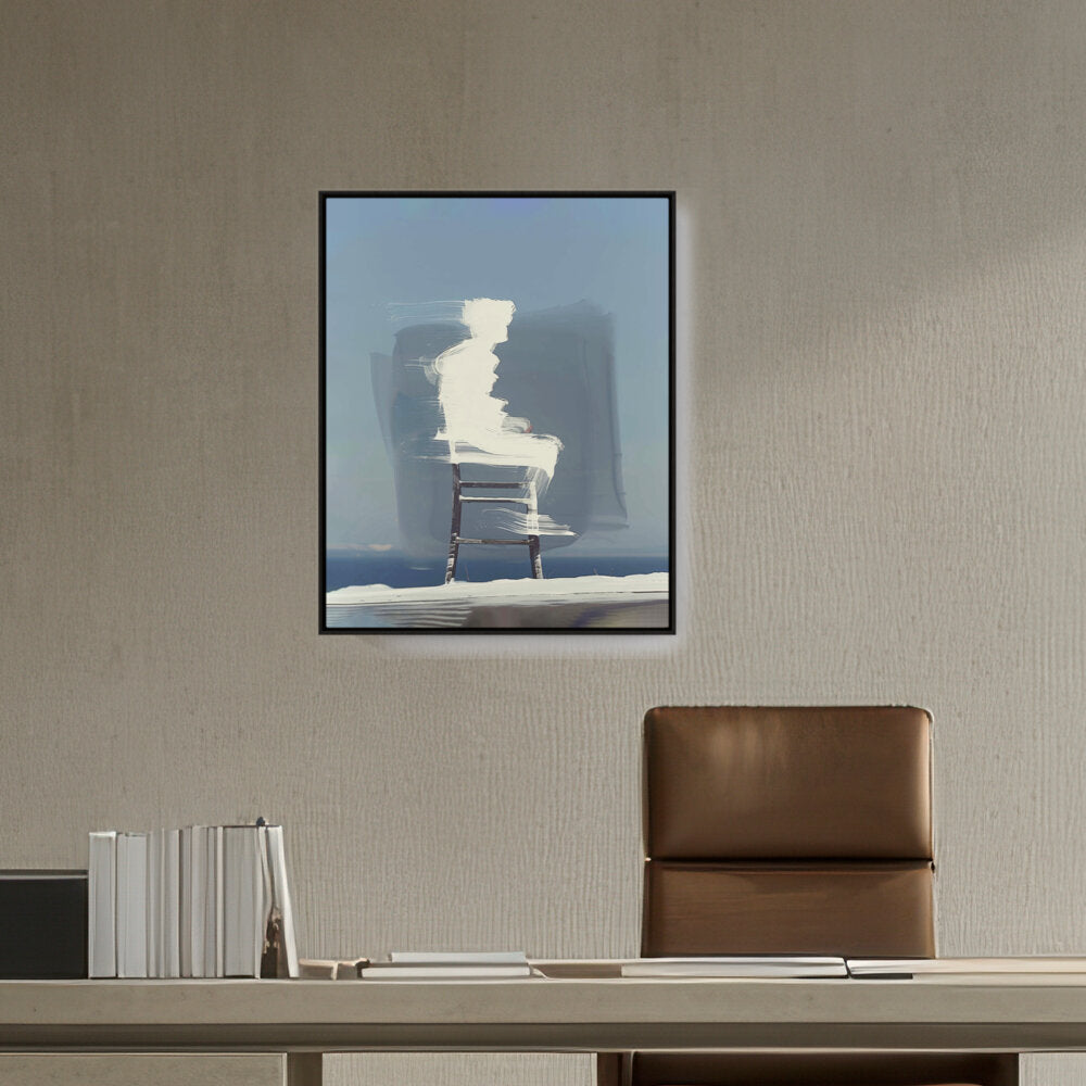 Raw Man Portrait - FLOATING FRAME
