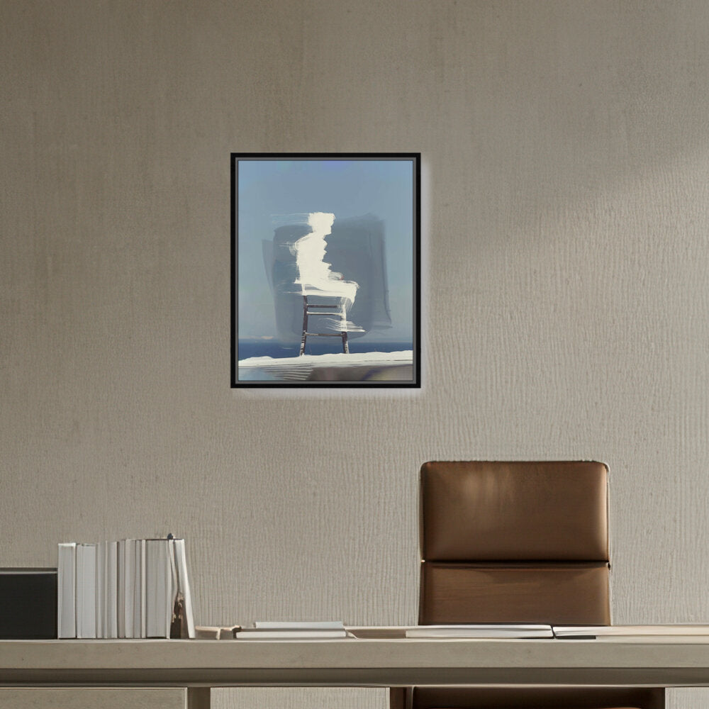 Raw Man Portrait - FLOATING FRAME