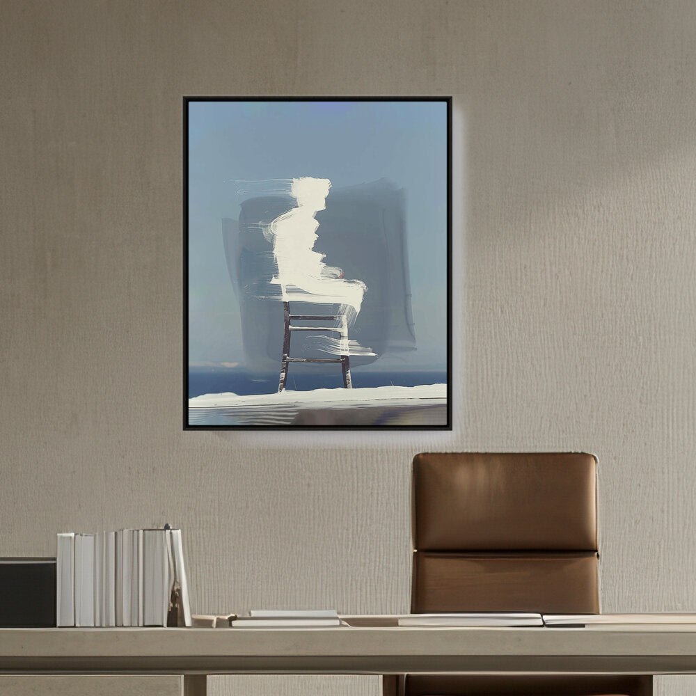 Raw Man Portrait - FLOATING FRAME