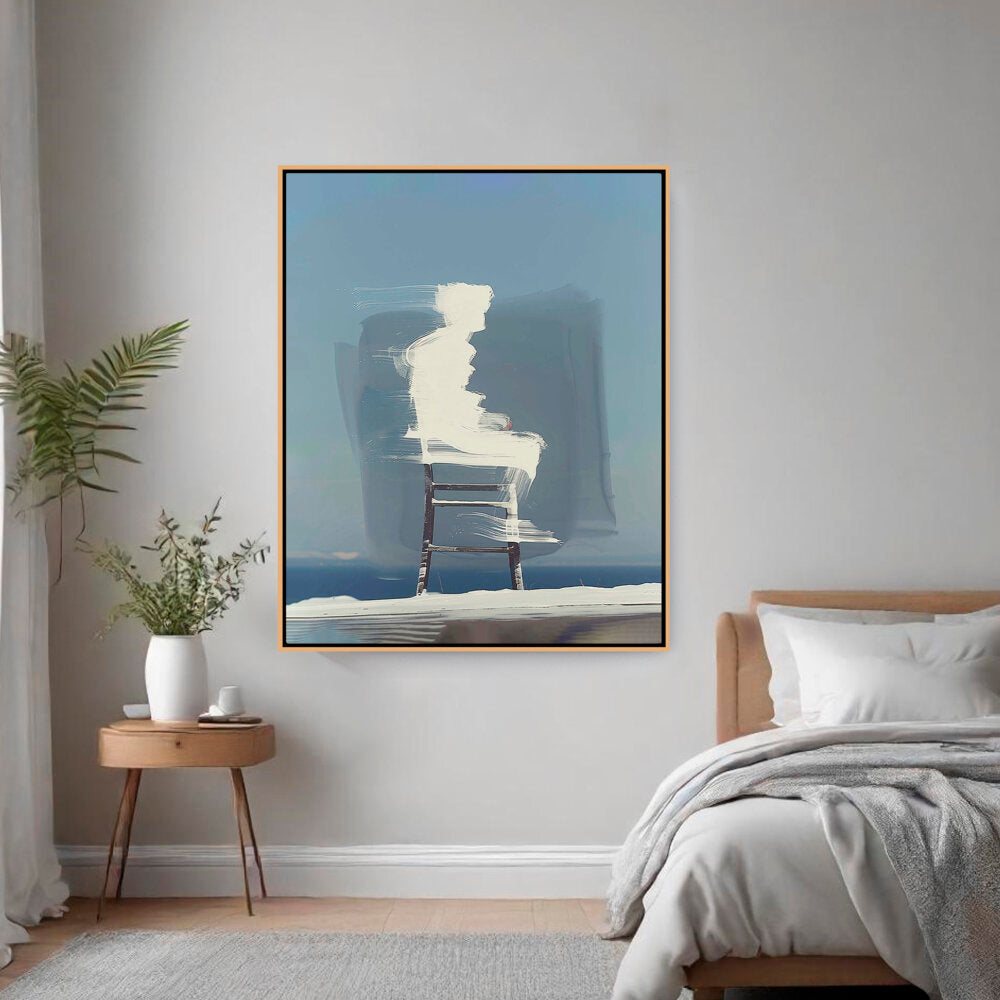 Raw Man Portrait - FLOATING FRAME