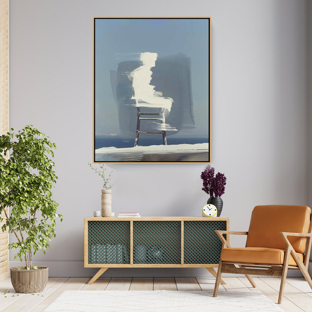 Raw Man Portrait - FLOATING FRAME