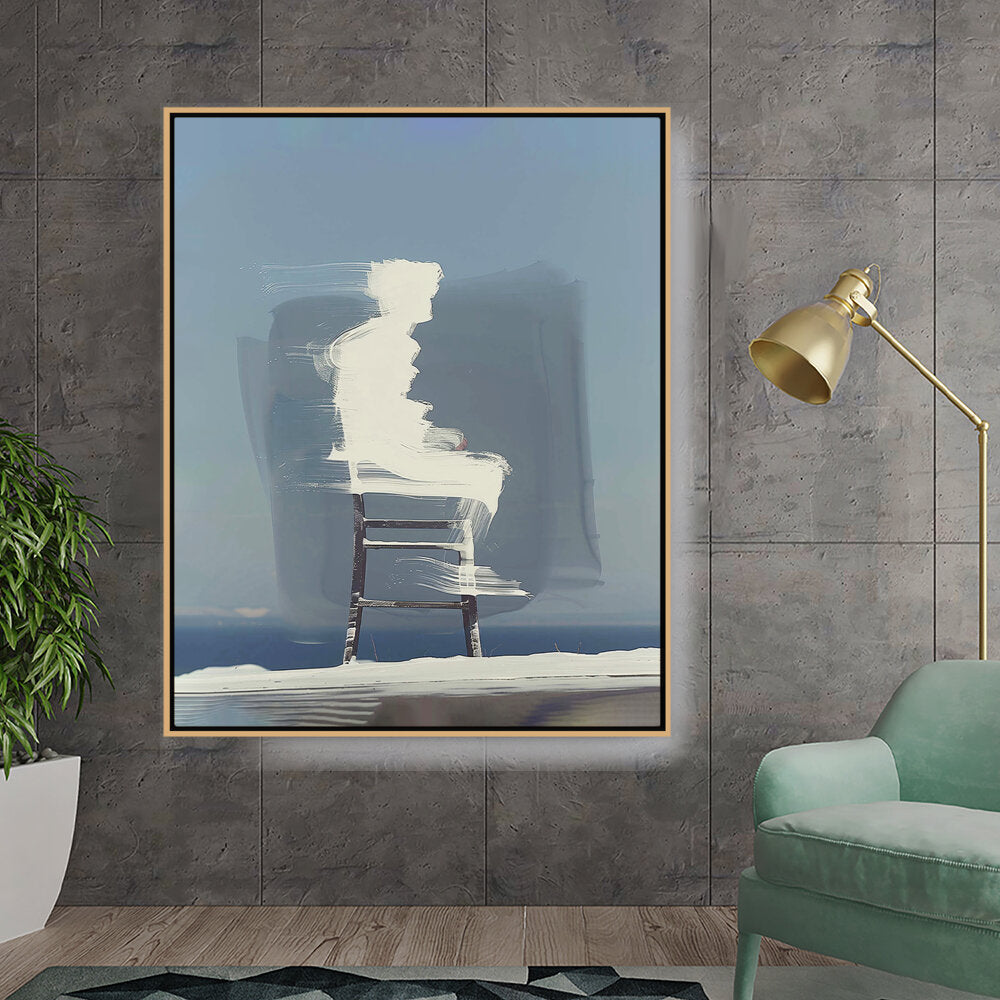 Raw Man Portrait - FLOATING FRAME