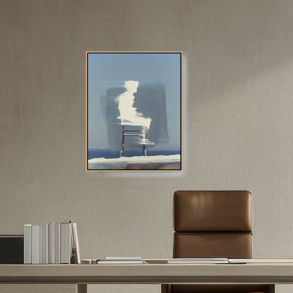 Raw Man Portrait - FLOATING FRAME