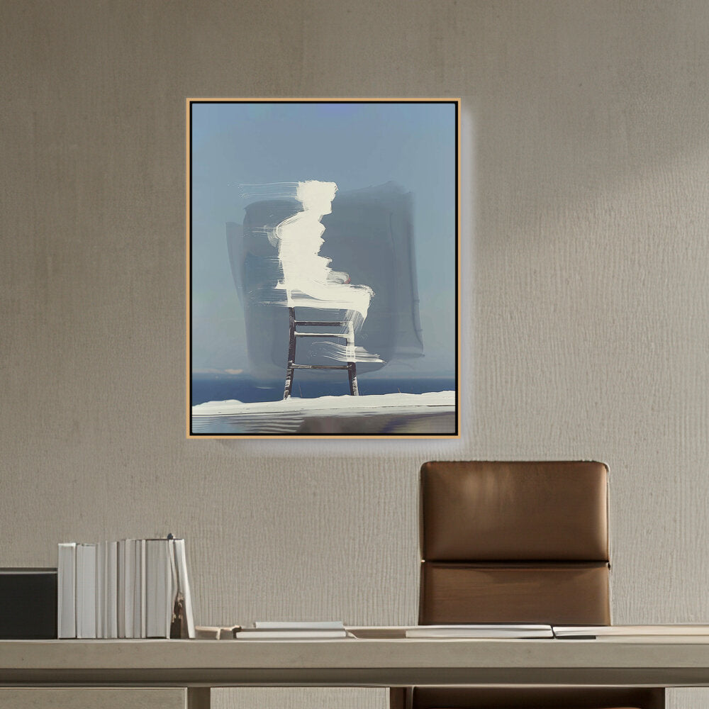 Raw Man Portrait - FLOATING FRAME