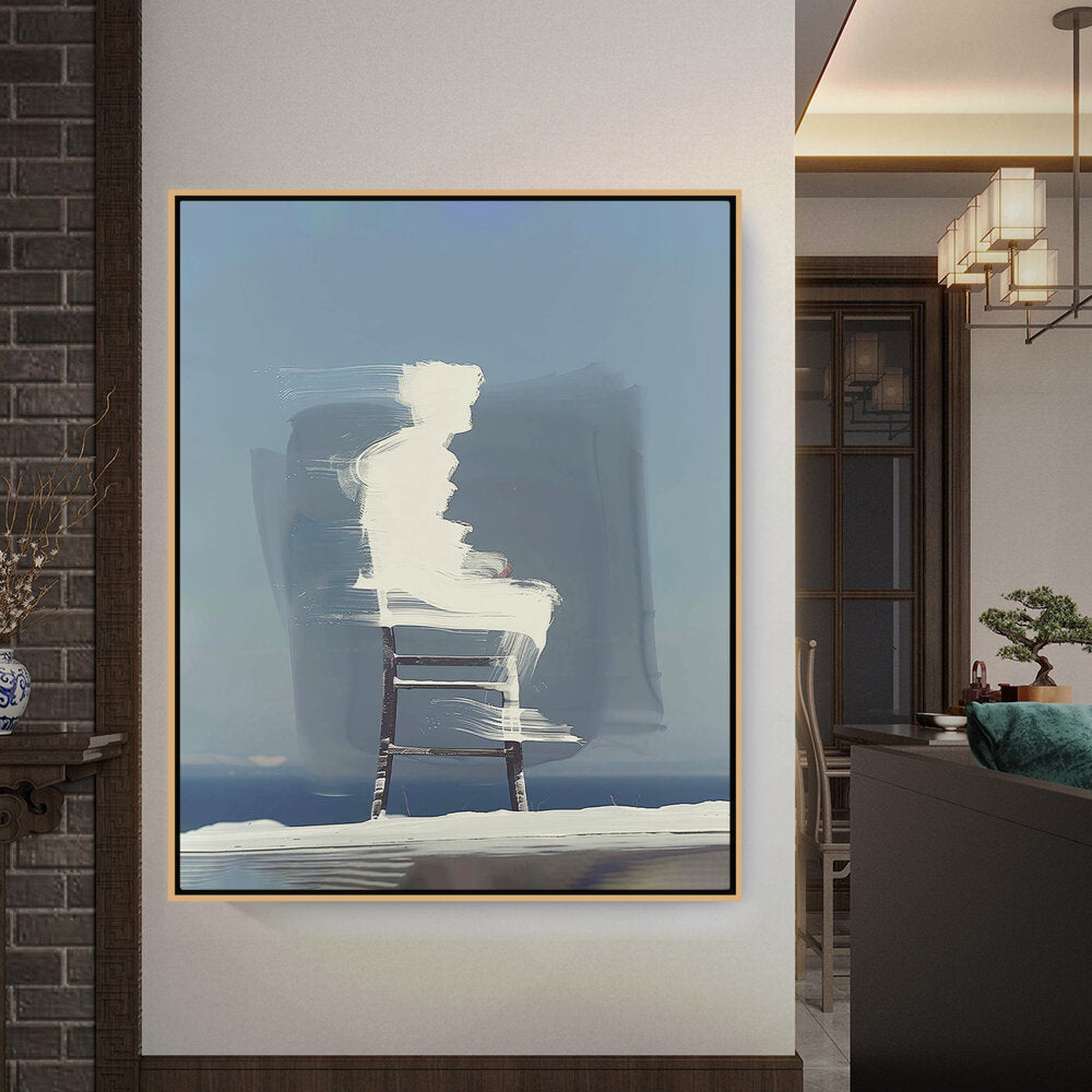 Raw Man Portrait - FLOATING FRAME
