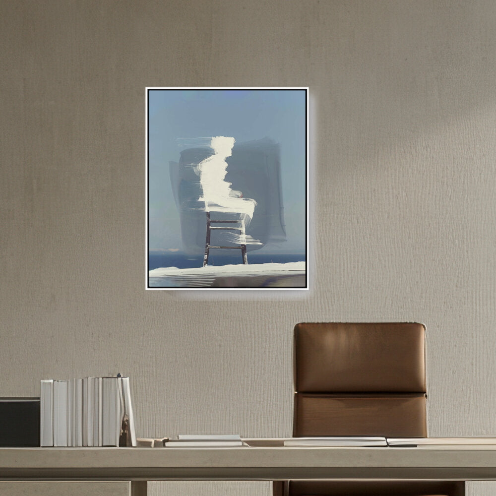 Raw Man Portrait - FLOATING FRAME