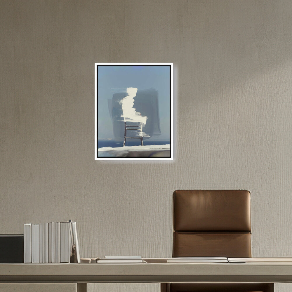 Raw Man Portrait - FLOATING FRAME