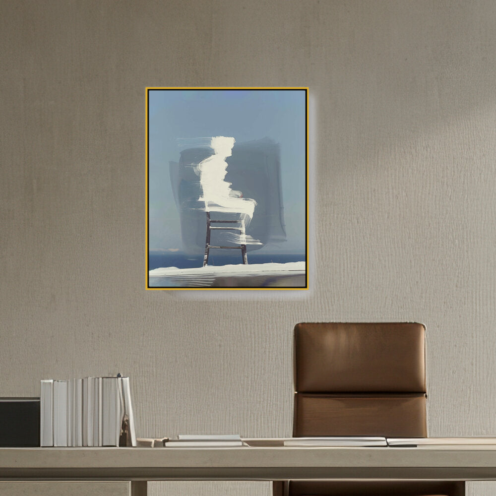 Raw Man Portrait - FLOATING FRAME
