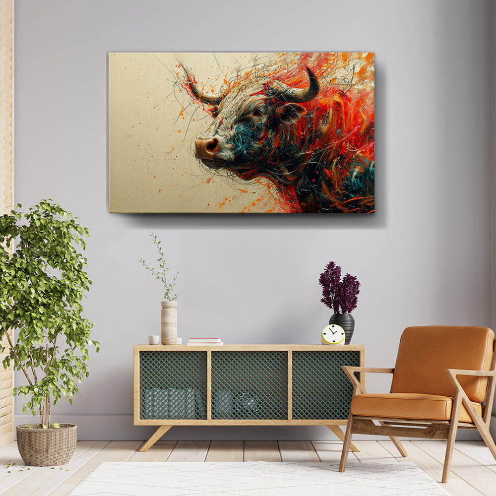 Bull AI Art