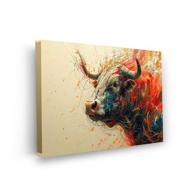 Picasoul - Picasoul Curated - Bull AI Art - Wall Decor