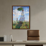 Picasoul - Artist - Woman With A Parasol - Framed Canvas