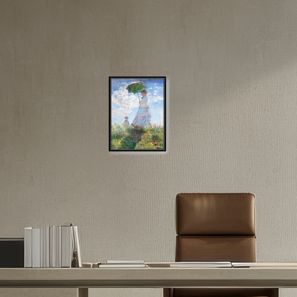 Woman With A Parasol - FLOATING FRAME